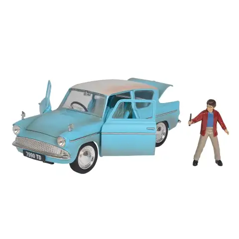 imagen de Hollywood Rides - Harry Potter: 1959 Ford Anglia modelo de coche de metal 1/24 - Simba Toys 2