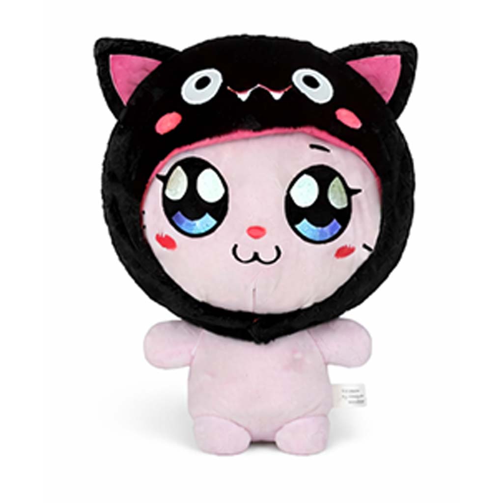 imagen de Hoody Kin Academy: Figura de peluche gato con capucha de 30 cm 1