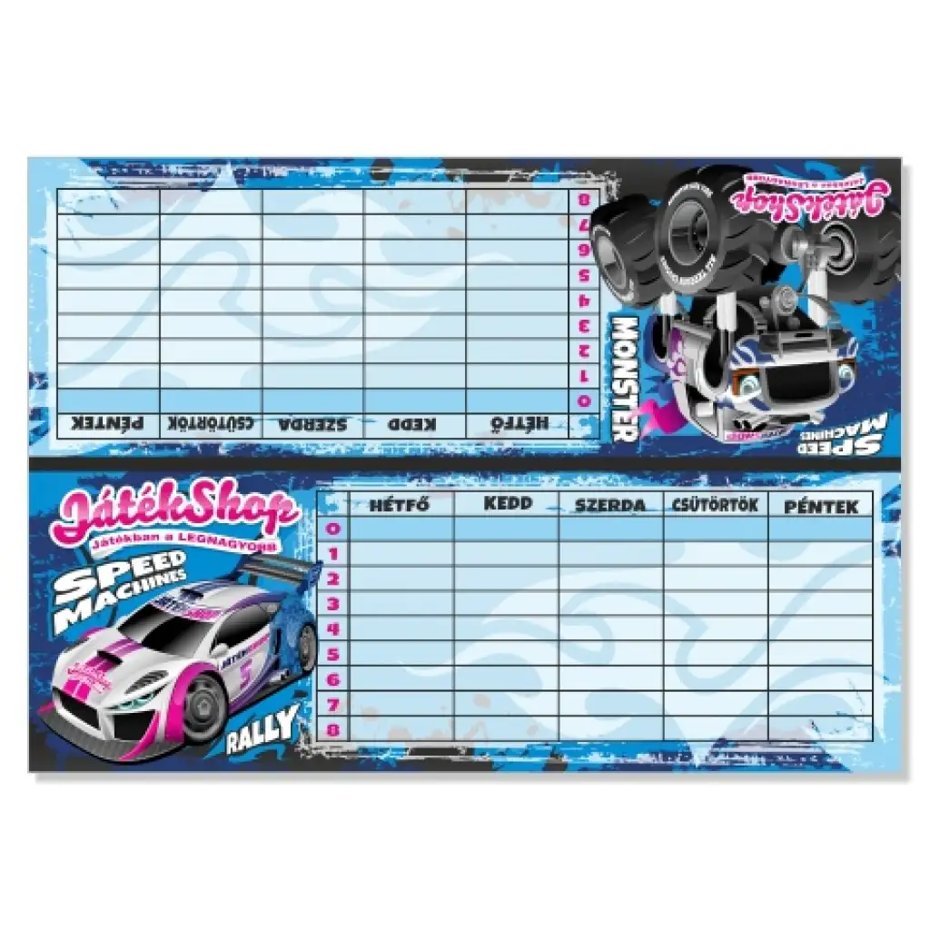 imagen de Horario de coches Speed Machines 6 en 1 1
