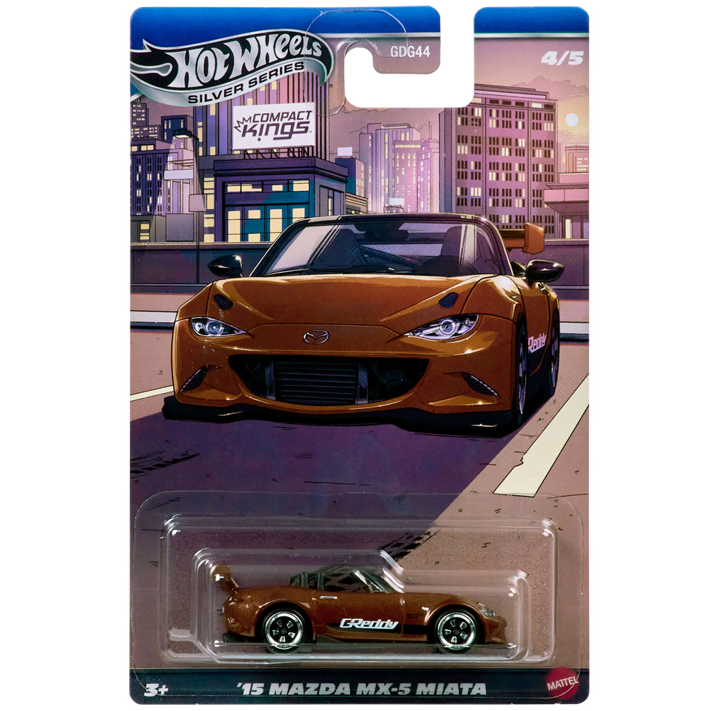 imagen de Hot Wheels: ’15 Mazda MX-5 Miata coche clásico 1/64 - Mattel 1