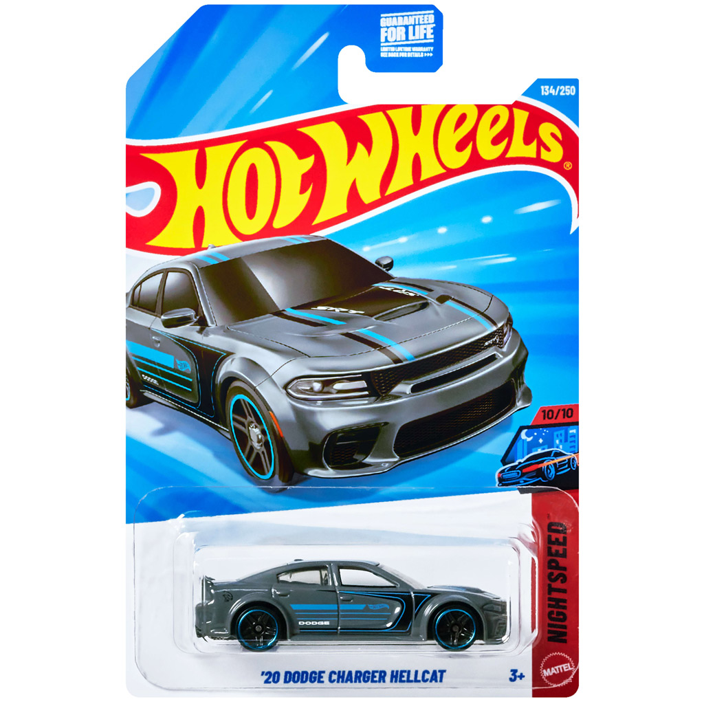 imagen de Hot Wheels: ’20 Dodge Charger Hellcat coche en miniatura 1/64 – Mattel 1