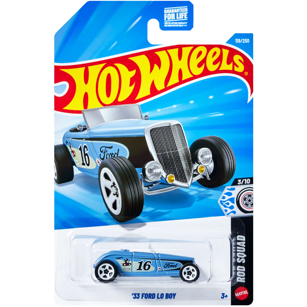imagen de Hot Wheels: ’33 Ford Lo Boy cochecito 1/64 – Mattel 1