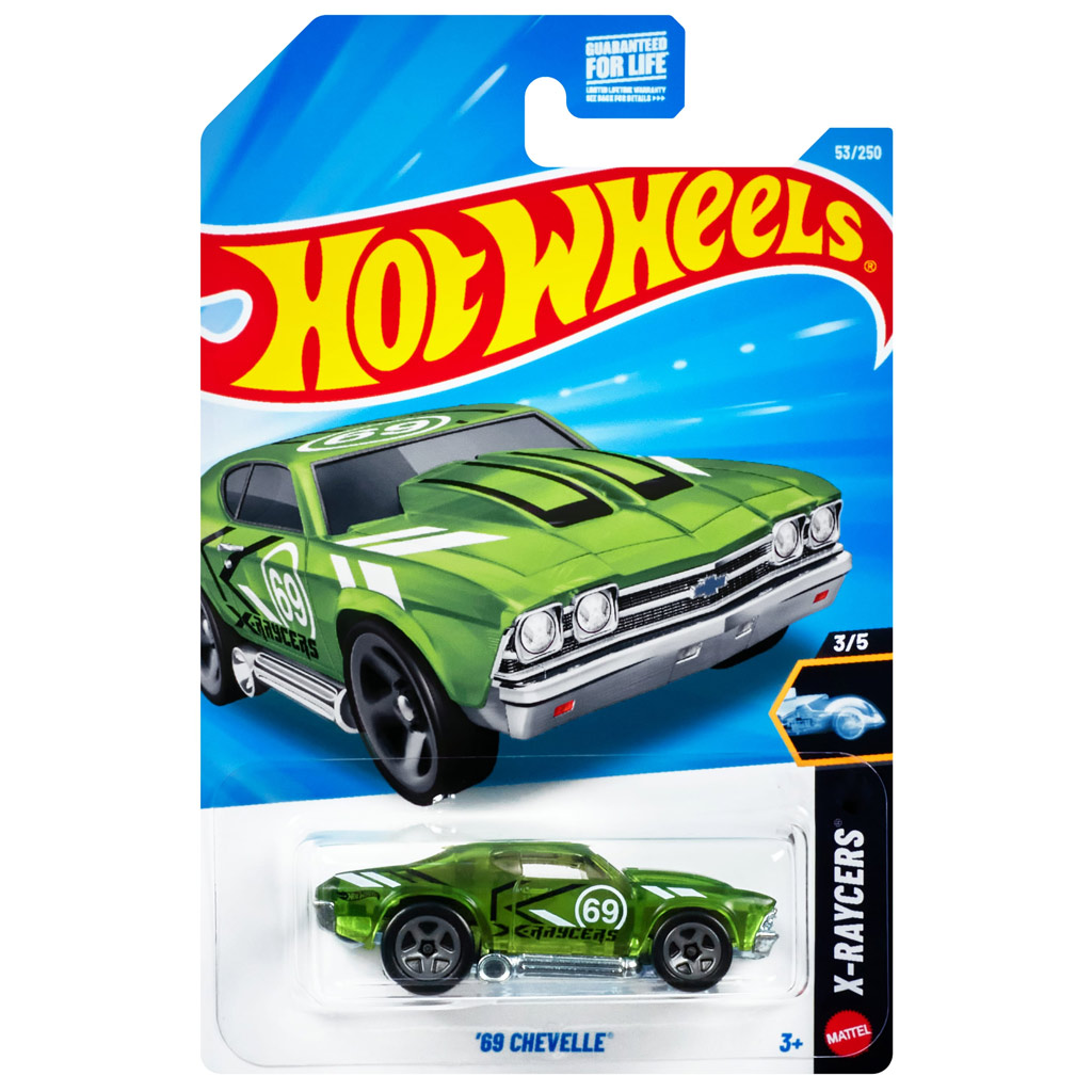 imagen de Hot Wheels: '69 Chevelle coche pequeño verde 1/64 - Mattel 1