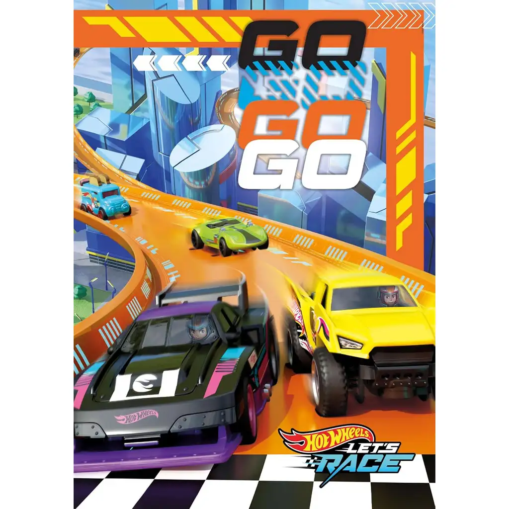 imagen de Hot Wheels ¡A la carrera! rompecabezas de 180 piezas - Clementoni 2