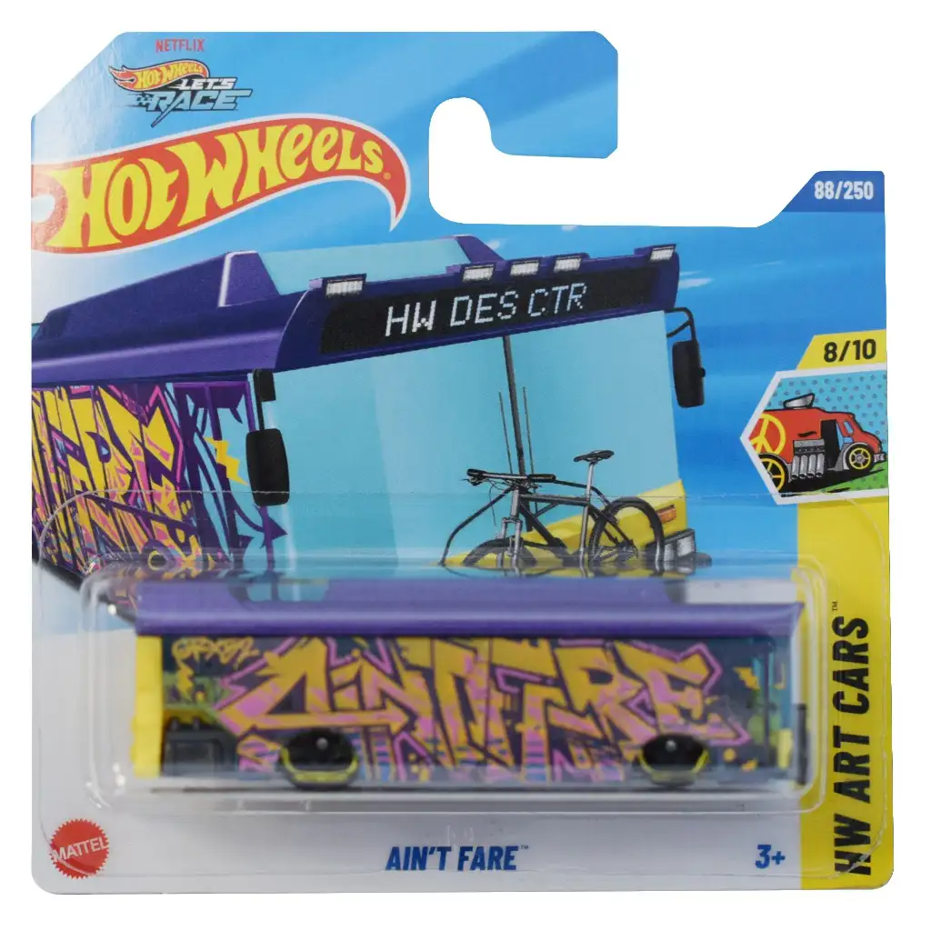 imagen de Hot Wheels: Ain't Fare coche pequeño lila 1/64 - Mattel 1