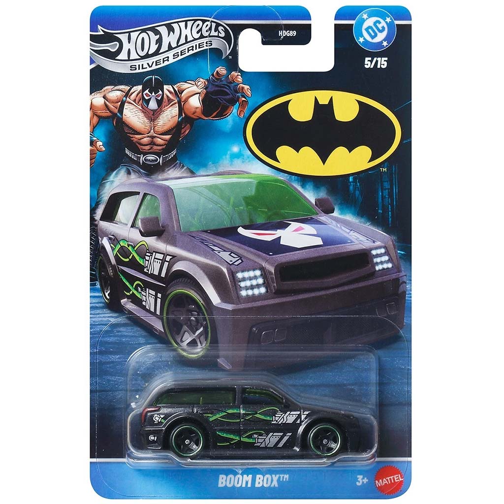 imagen de Hot Wheels Batman: Boom Box coche en miniatura 1/64 - Mattel 1