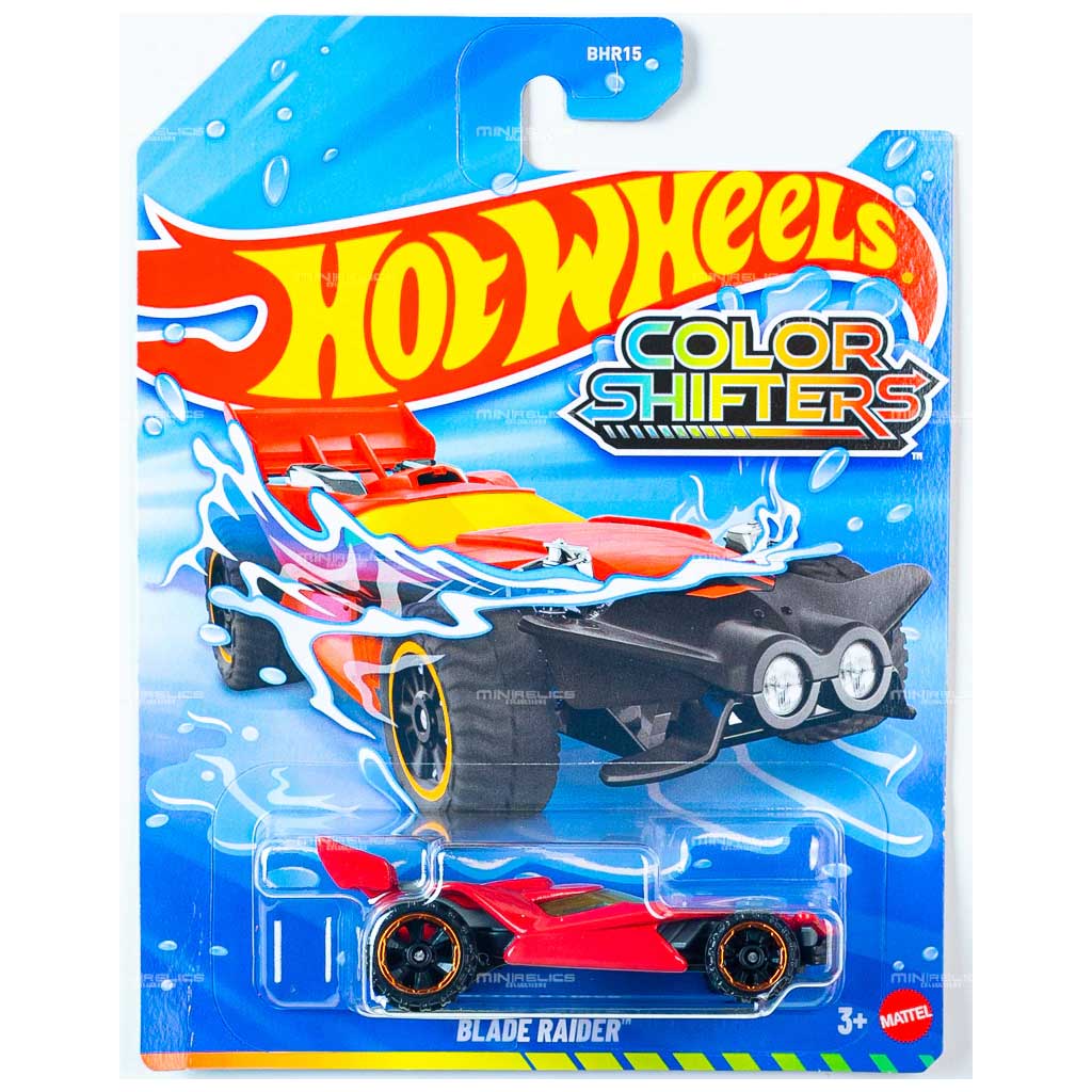 imagen de Hot Wheels: Blade Raider coche pequeño de cambio de color 1/64 - Mattel 1