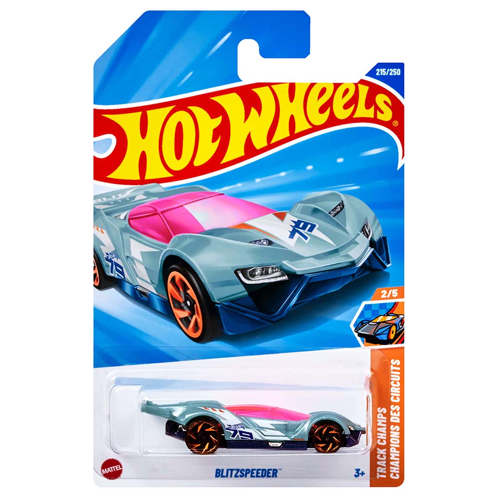 imagen de Hot Wheels: Blitzspeeder coche pequeño azul-verde 1/64 - Mattel 1