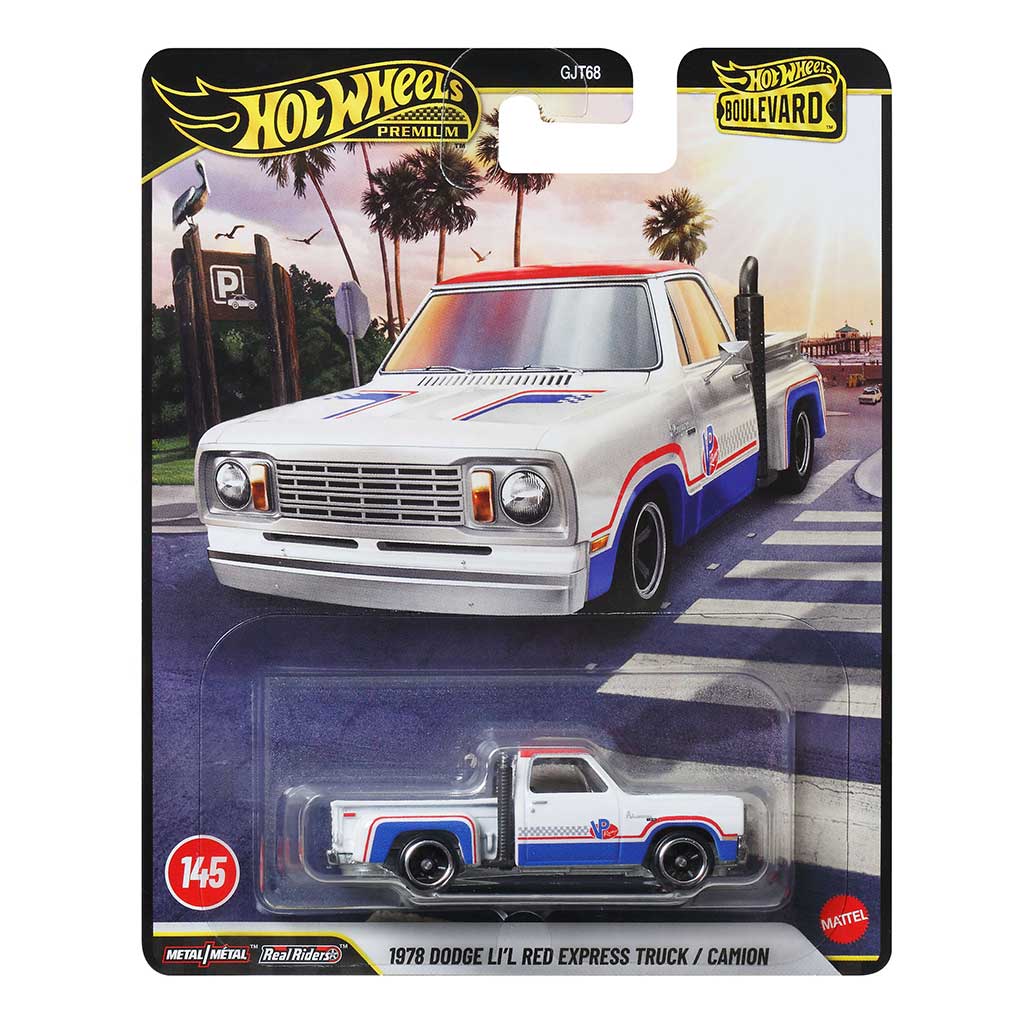imagen de Hot Wheels Boulevard: 1978 Dodge Lil Red Express Truck cochecito 1/64 - Mattel 1