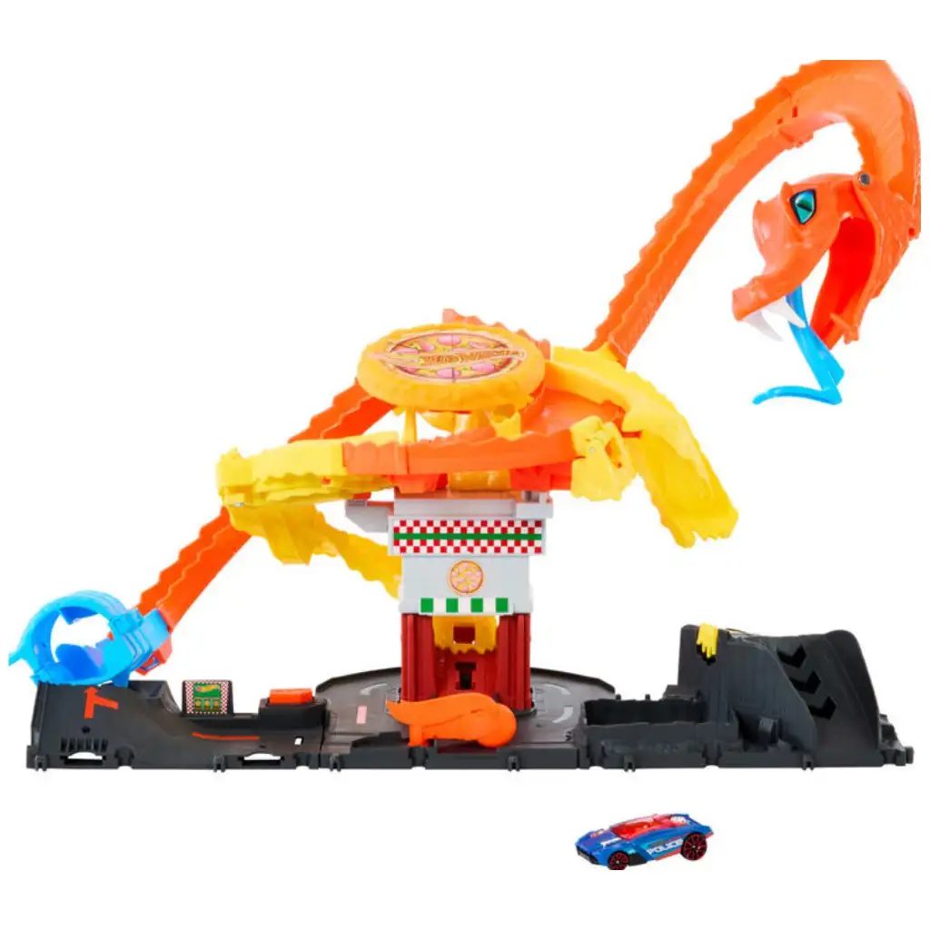 imagen de Hot Wheels City: Ataque de la cobra en la pizzería - Mattel 2