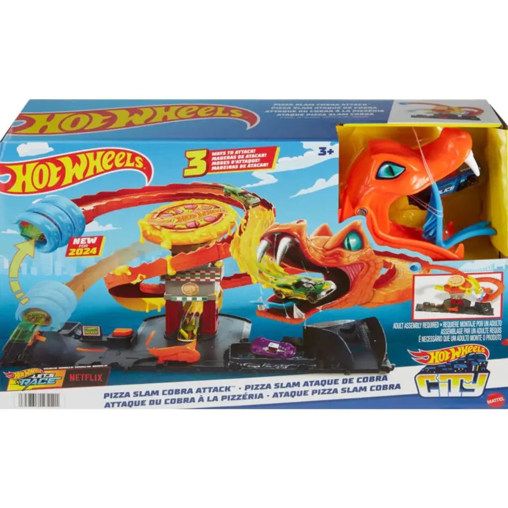 imagen de Hot Wheels City: Ataque de la cobra en la pizzería - Mattel 1