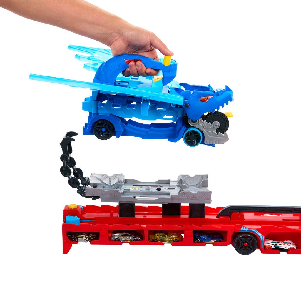 imagen de Hot Wheels City: Transportador de coches Dragón - Mattel 3