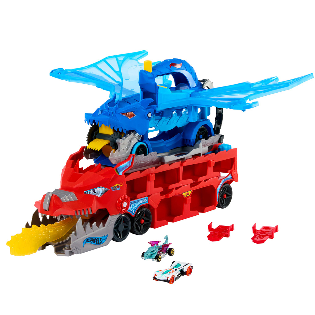 imagen de Hot Wheels City: Transportador de coches Dragón - Mattel 4