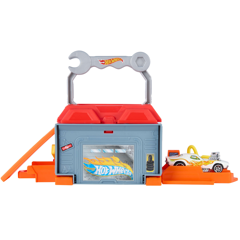 imagen de Hot Wheels: Ciudad Taller de Reparación y Go set de pista base – Mattel 3