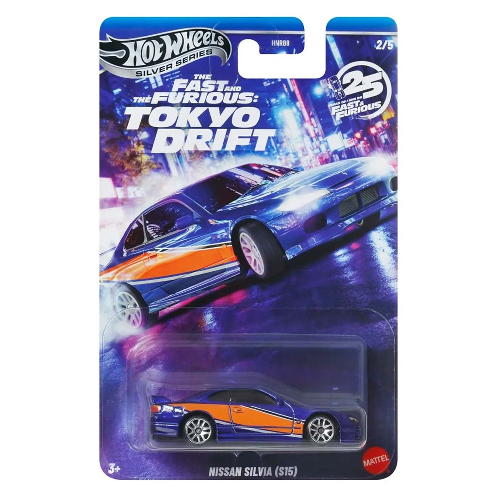 imagen de Hot Wheels: Coche Nissan Silvia S15 de Rápido y Furioso 1/64 - Mattel 1