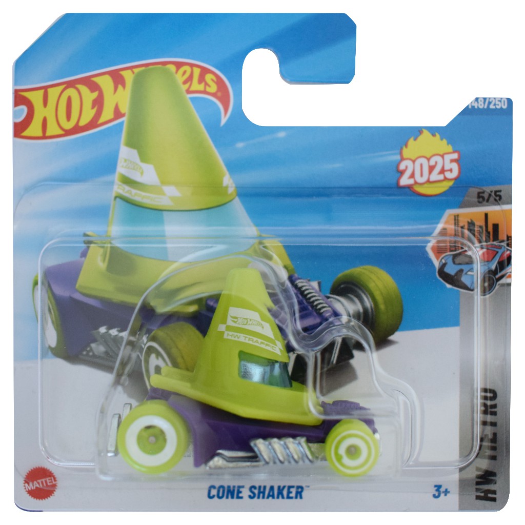 imagen de Hot Wheels: Cone Shaker coche pequeño verde 1/64 - Mattel 1