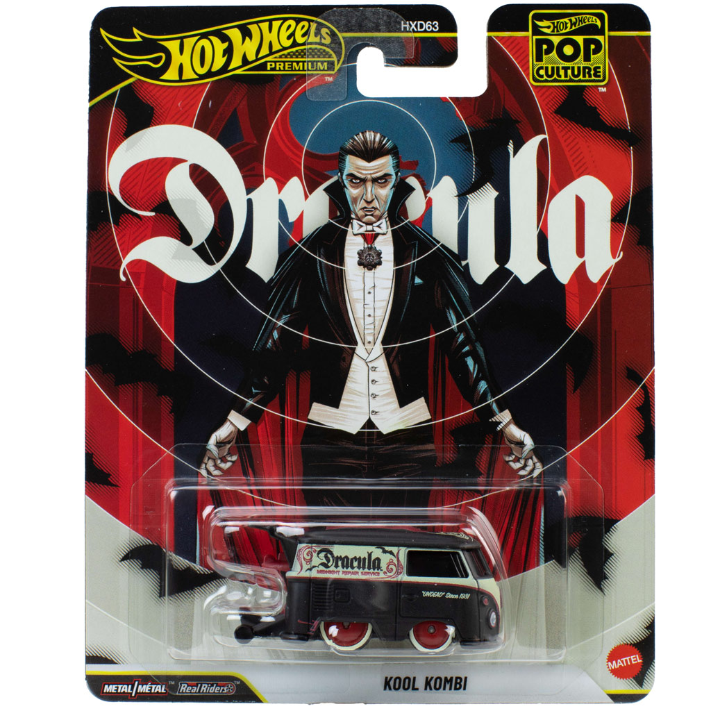 imagen de Hot Wheels: Cultura Pop Dracula Kool Kombi coche en miniatura 1/64 - Mattel 1