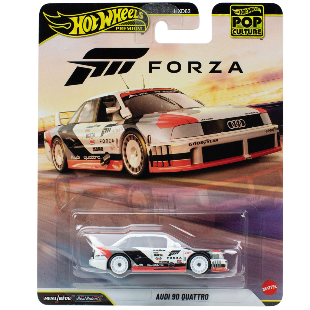 imagen de Hot Wheels: Cultura Pop Forza Audi 90 Quattro coche en miniatura 1/64 - Mattel 1