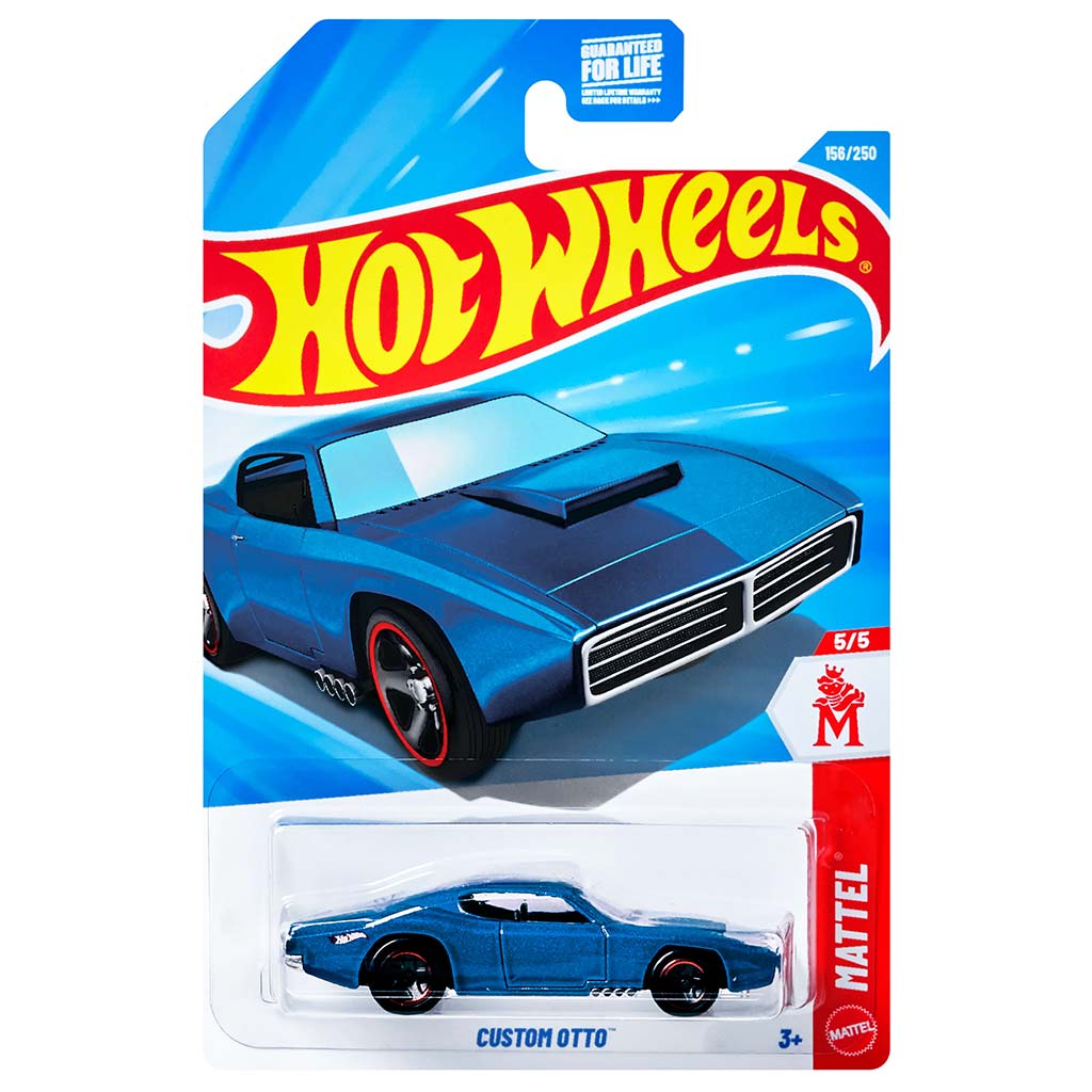 imagen de Hot Wheels: Custom Otto coche azul 1/64 - Mattel 1