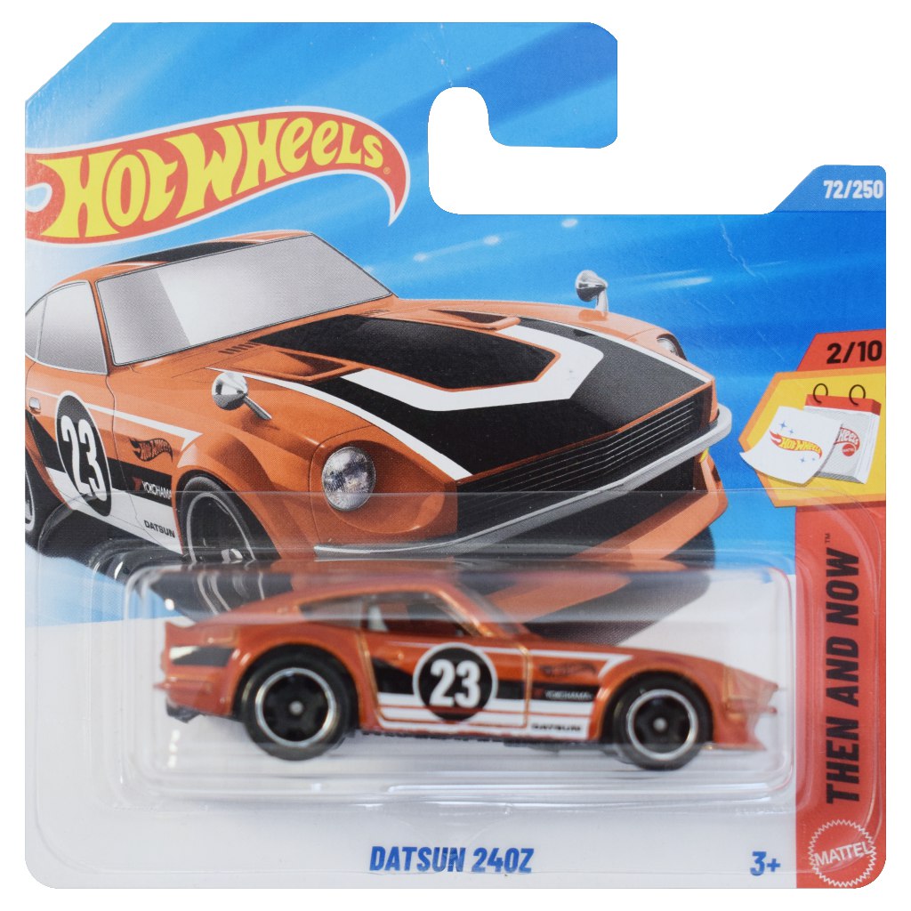 imagen de Hot Wheels: Datsun 240Z coche pequeño amarillo 1/64 - Mattel 1