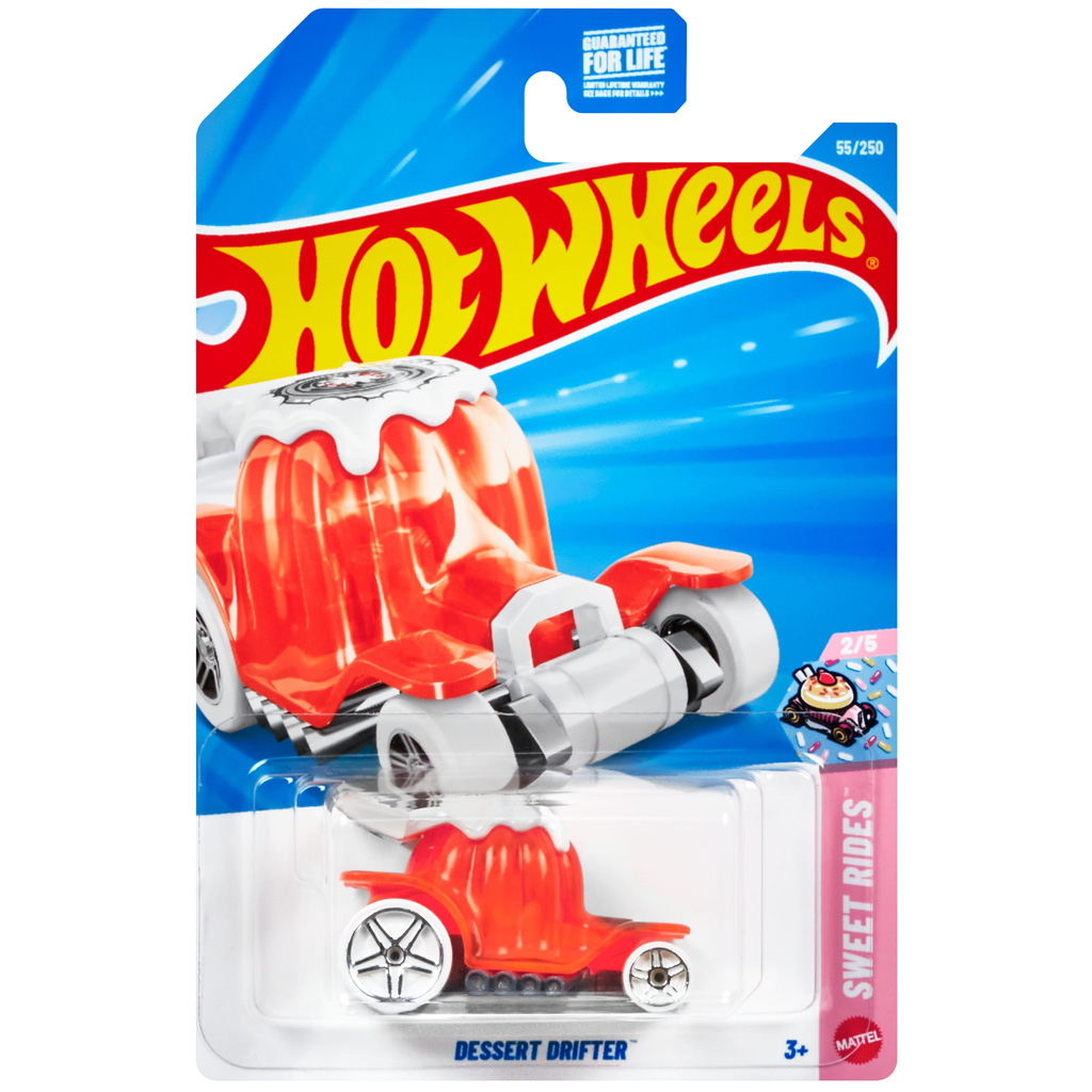 imagen de Hot Wheels: Dessert Drifter coche pequeño naranja 1/64 - Mattel 1