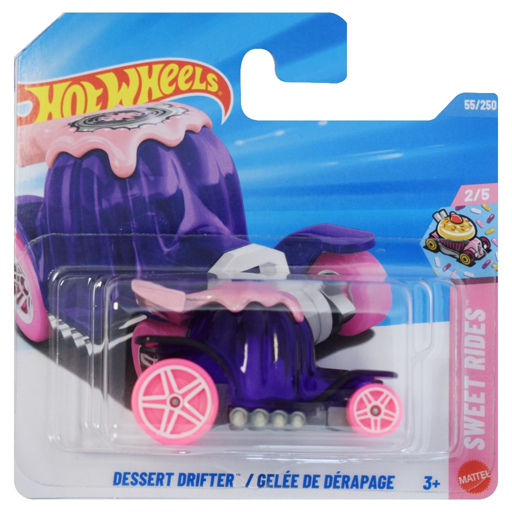 imagen de Hot Wheels: Dessert Drifter / Gelée De Dérapage coche pequeño lila 1/64 - Mattel 1