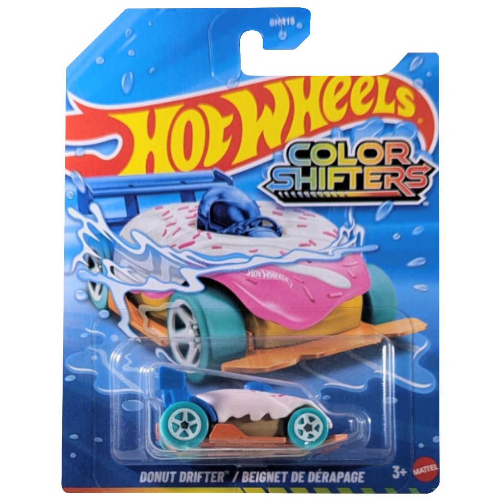 imagen de Hot Wheels: Donut Drifter coche pequeño de cambio de color 1/64 - Mattel 1