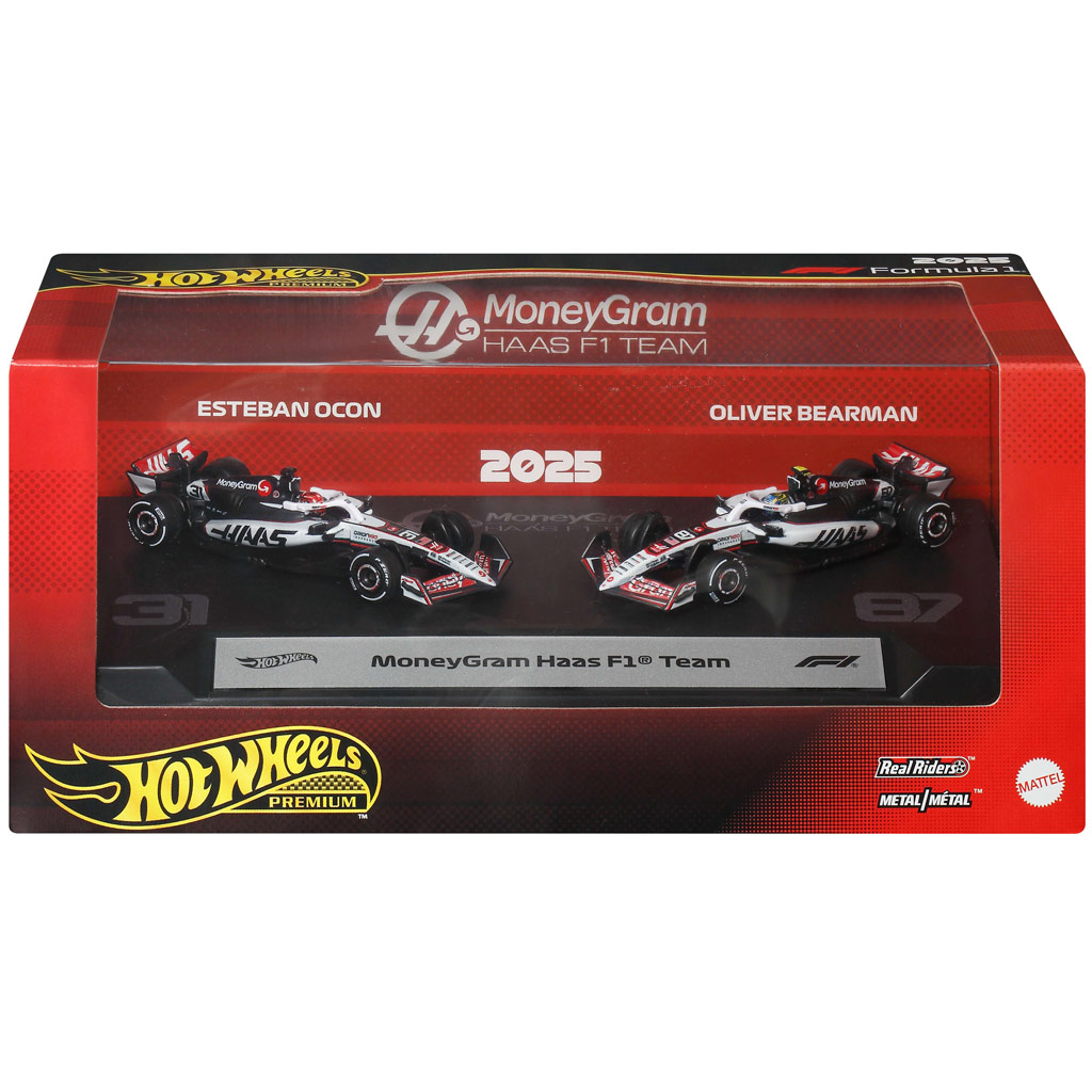 imagen de Hot Wheels F1 Coche Pequeño Paquete 2 - Haas: Ocon + Bearman - Mattel 1