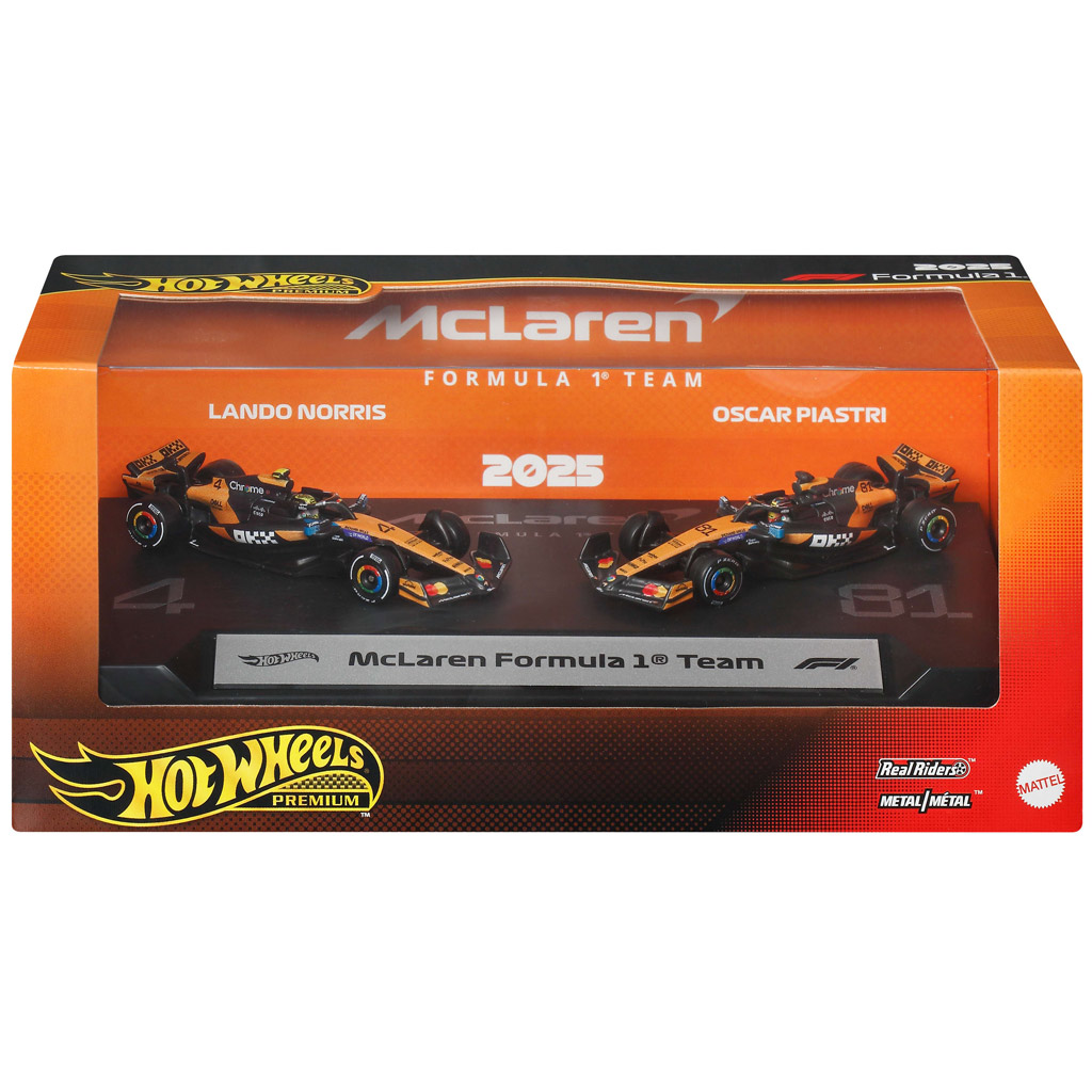 imagen de Hot Wheels F1 Coche Pequeño Paquete 2 - McLaren: Norris + Piastri - Mattel 1