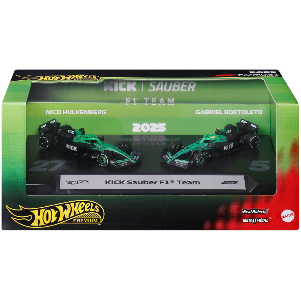 imagen de Hot Wheels F1 Cochecito 2-pack - Sauber: Hulkenberg + Bortoleto - Mattel 1