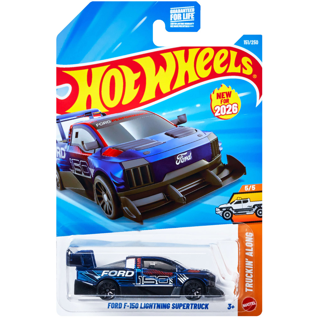 imagen de Hot Wheels: Ford F-150 Lightning Supertruck coche de juguete 1/64 – Mattel 1