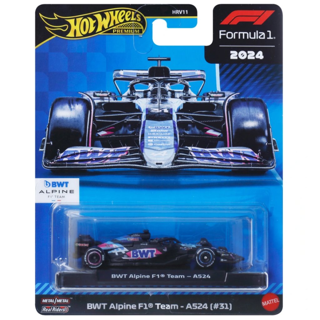 imagen de Hot Wheels Fórmula 1: BWT Alpine A524 (#31) cochecito 1/64 - Mattel 1