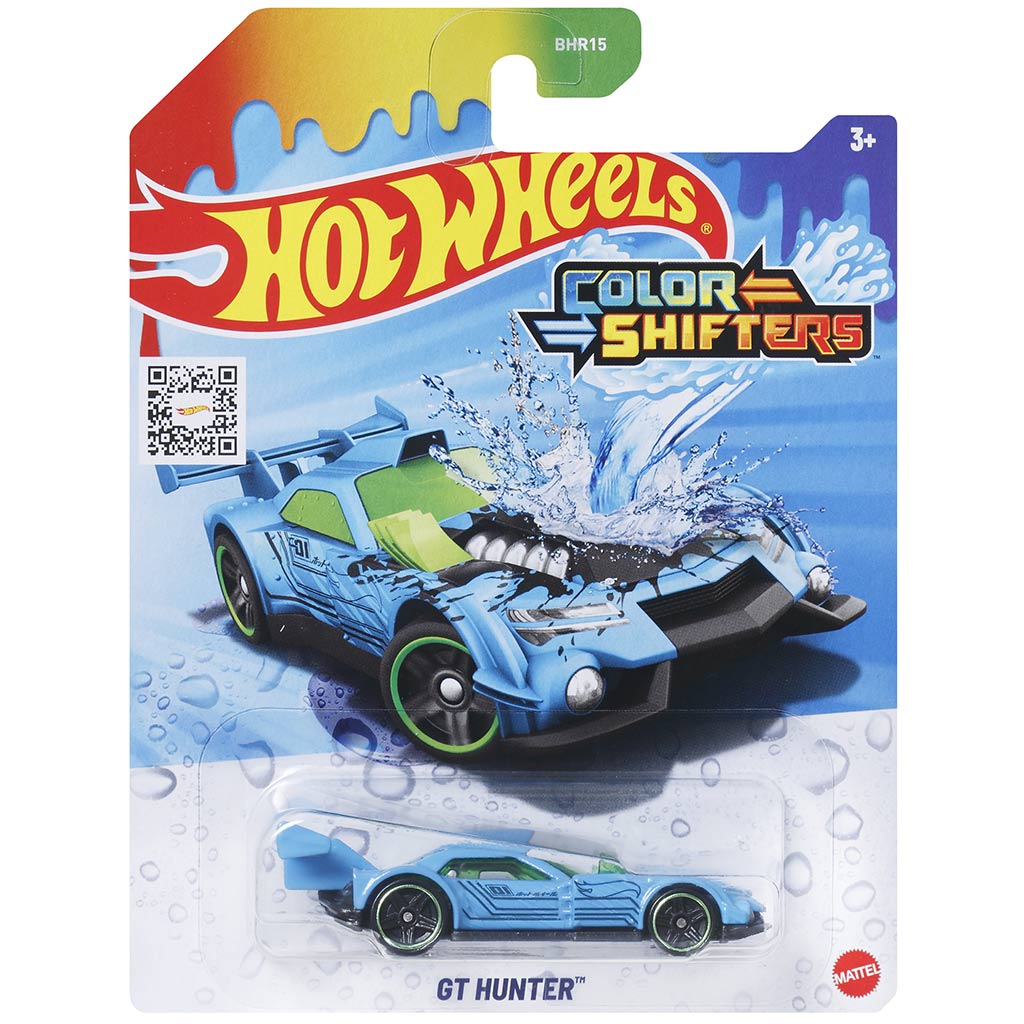 imagen de Hot Wheels: GT Hunter coche pequeño que cambia de color 1/64 - Mattel 1