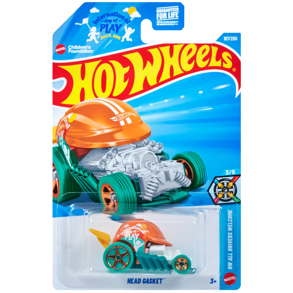 imagen de Hot Wheels: Head Gasket coche pequeño de color verde 1/64 - Mattel 1
