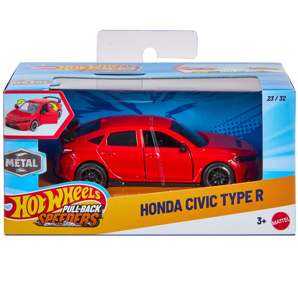 imagen de Hot Wheels: Honda Civic Type R coche de juguete a fricción 1/43 - Mattel 1