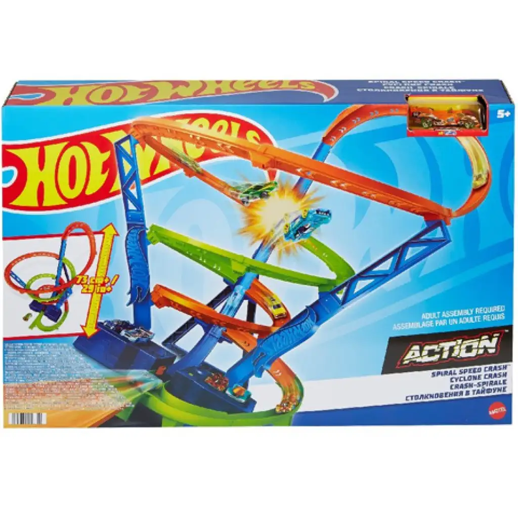 imagen de Hot Wheels Juego de ciclón impresionante - Mattel 1