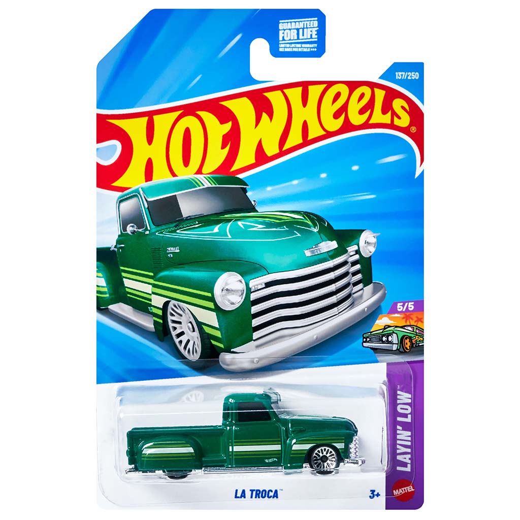 imagen de Hot Wheels: La Troca cochecito verde 1/64 - Mattel 1