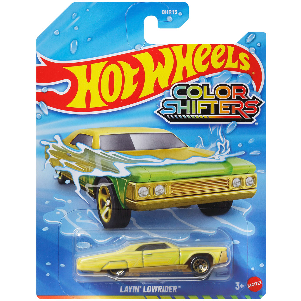 imagen de Hot Wheels: Layin' Lowrider coche pequeño cambiante de color 1/64 - Mattel 1