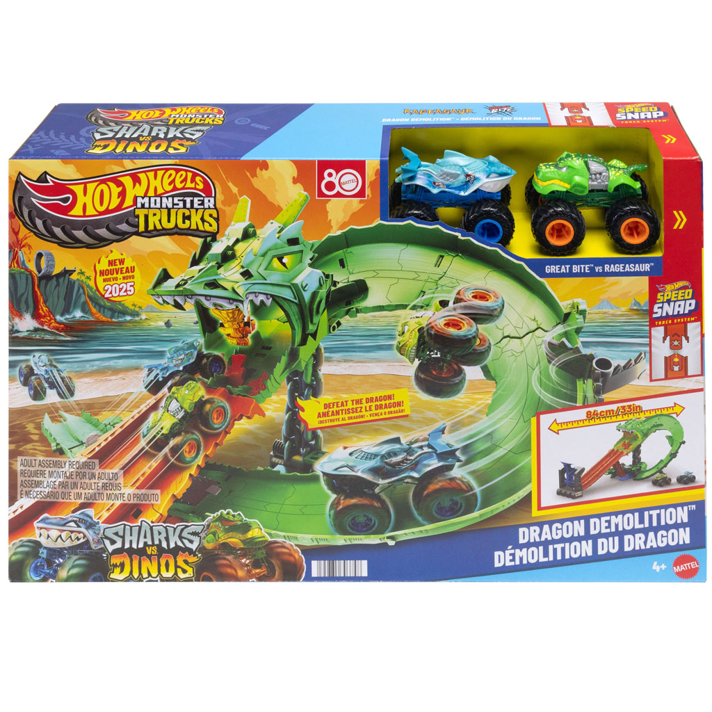 imagen de Hot Wheels Monster Trucks: Carrera de Dragones - Mattel 1