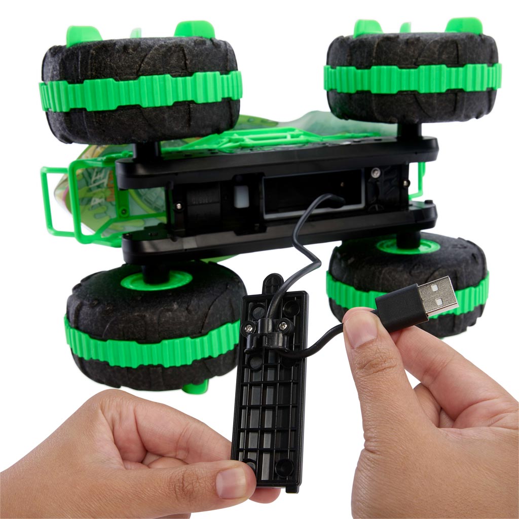 imagen de Hot Wheels Monster Trucks Control Remoto Anfibio Great Bite 1/15 - Mattel 5
