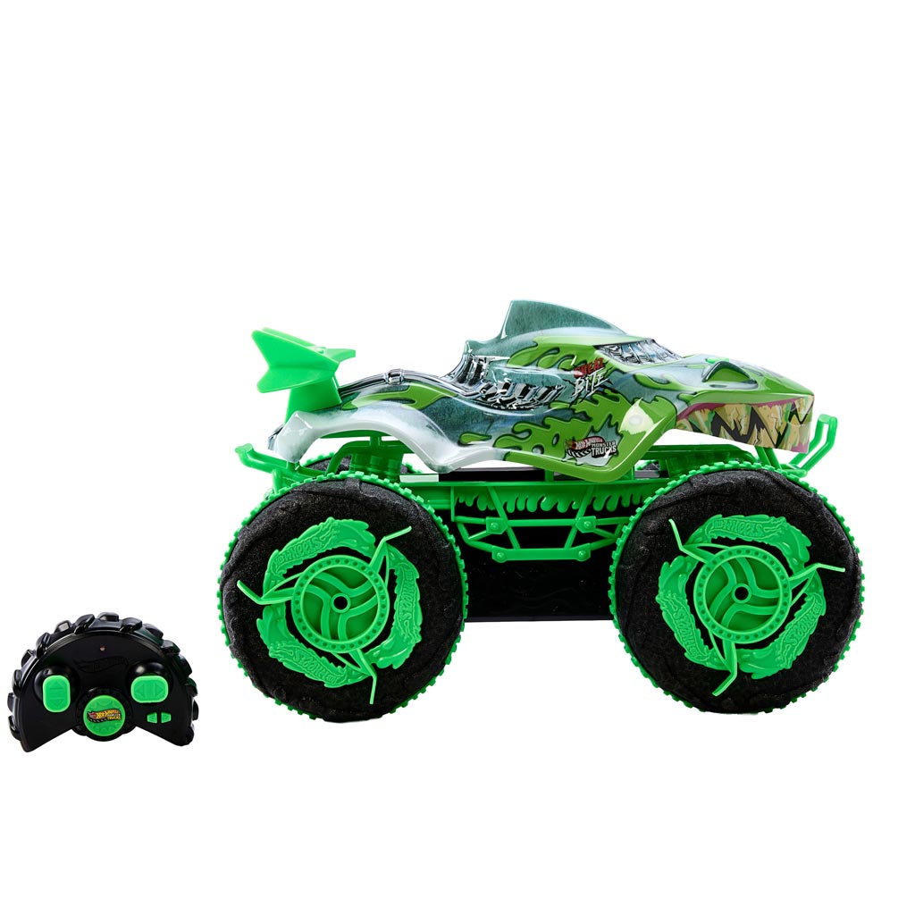 imagen de Hot Wheels Monster Trucks Control Remoto Anfibio Great Bite 1/15 - Mattel 6