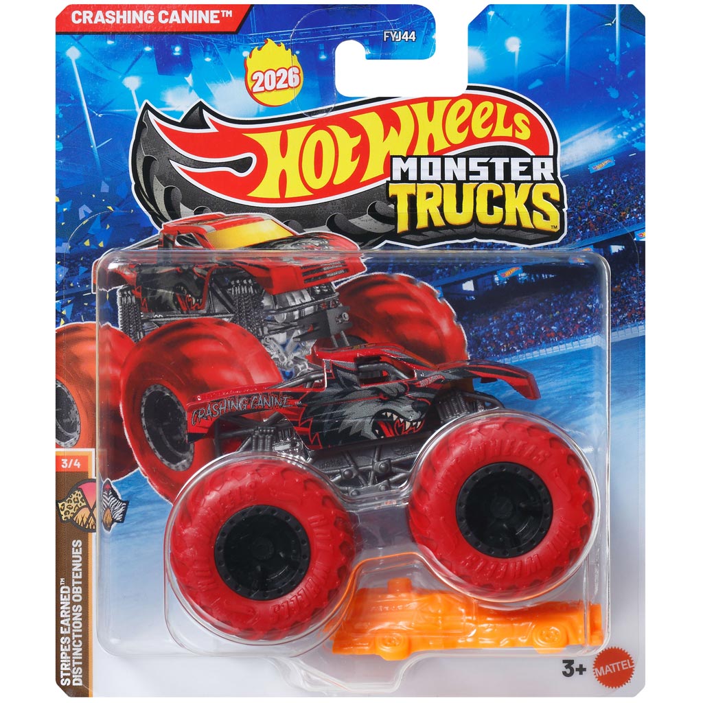 imagen de Hot Wheels Monster Trucks: Crashing Canine cochecito 1/64 – Mattel 1