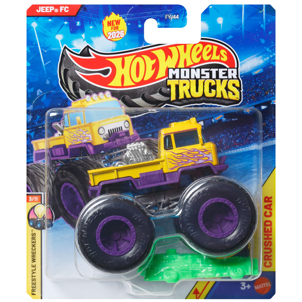 imagen de Hot Wheels Monster Trucks: Jeep FC monstruo coche 1/64 - Mattel 1