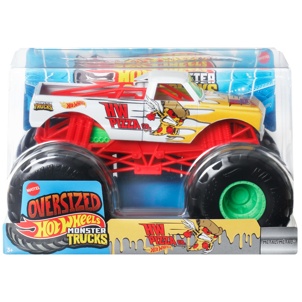 imagen de Hot Wheels Monster Trucks: Pizza Co. coche monstruo 1/24 – Mattel 1