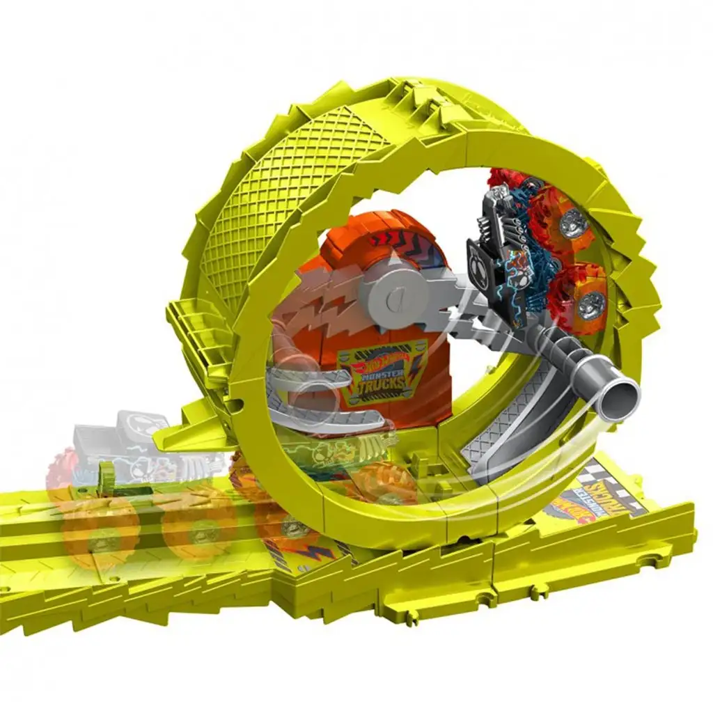 imagen de Hot Wheels Monster Trucks: Power Smasher Caza pista - Mattel 2