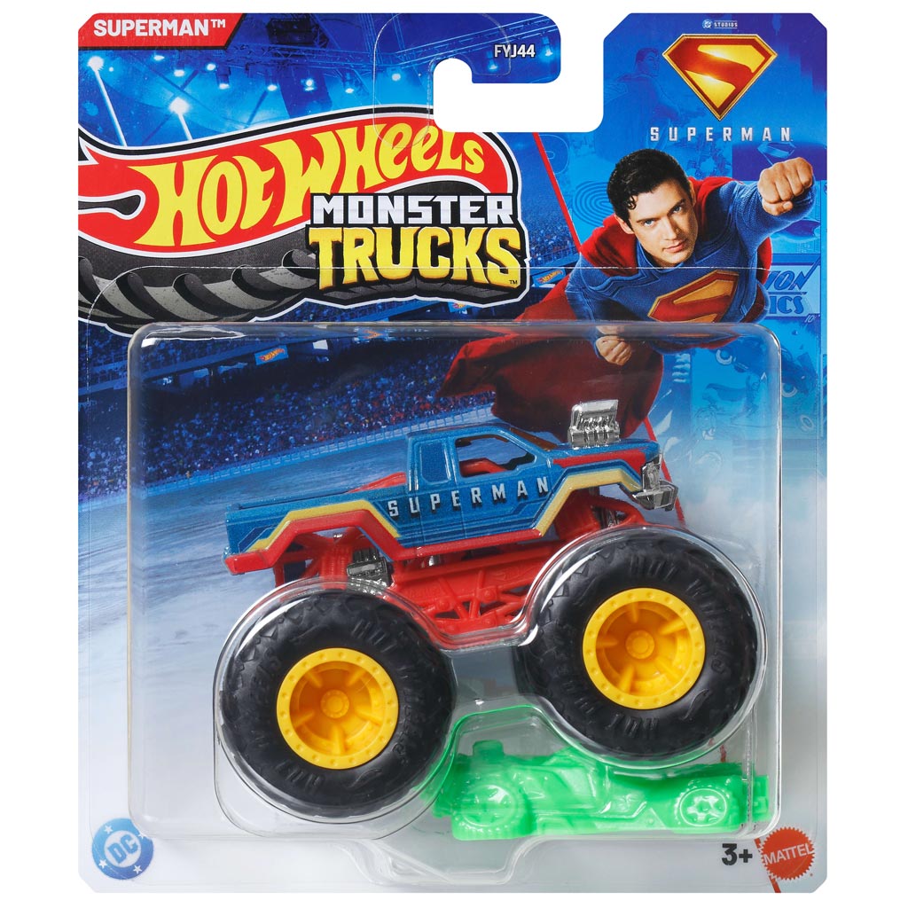 imagen de Hot Wheels Monster Trucks: Superman coche monstruo 1/64 – Mattel 1