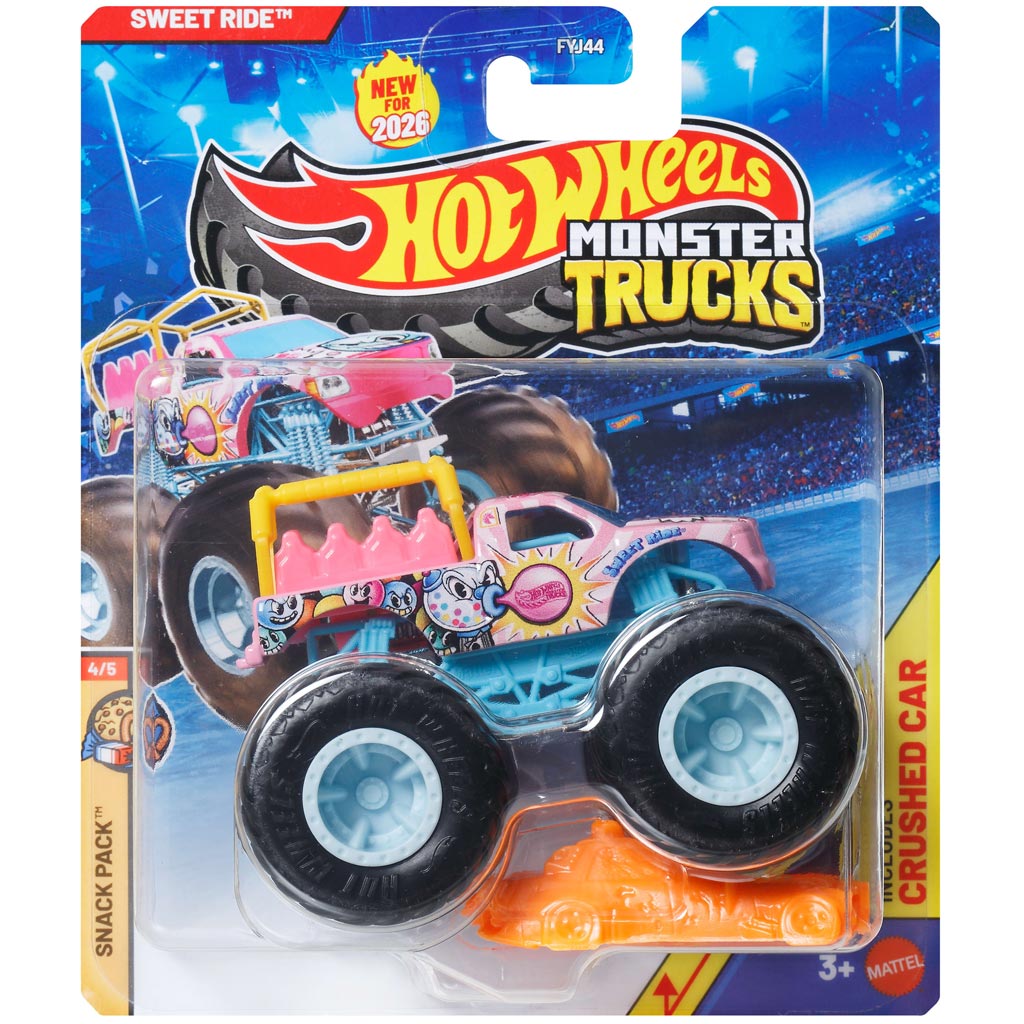 imagen de Hot Wheels Monster Trucks: Sweet Ride cochecito 1/64 – Mattel 1