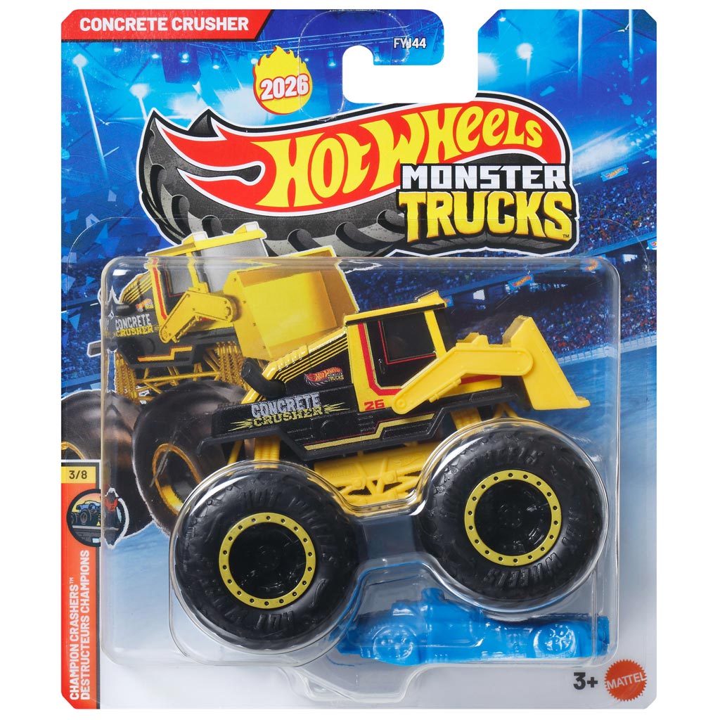 imagen de Hot Wheels Monster Trucks: Triturador de Concreto cochecito 1/64 – Mattel 1