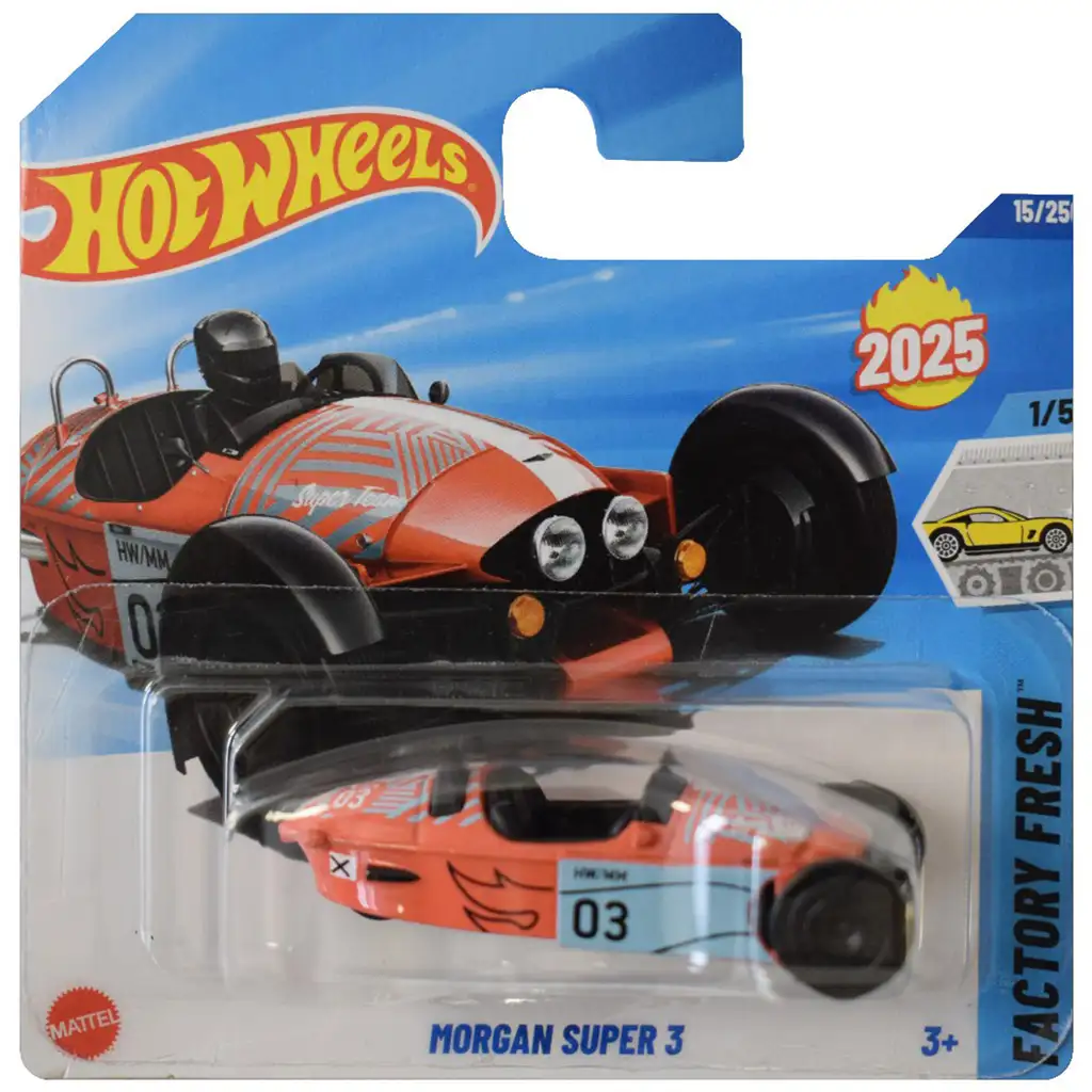 imagen de Hot Wheels: Morgan Super 3 cochecito 1/64 - Mattel 1