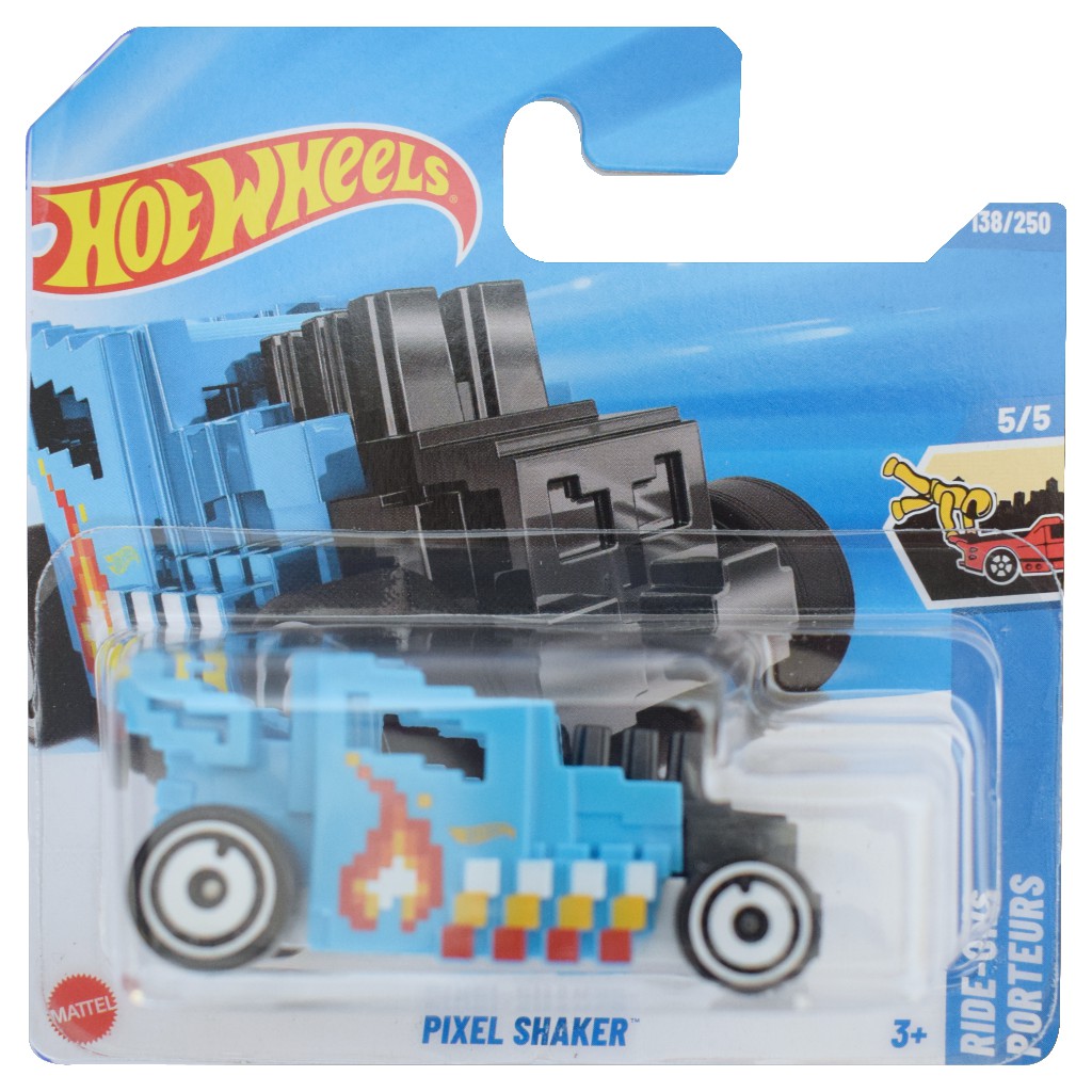 imagen de Hot Wheels: Pixel Shaker cochecito azul 1/64 - Mattel 1
